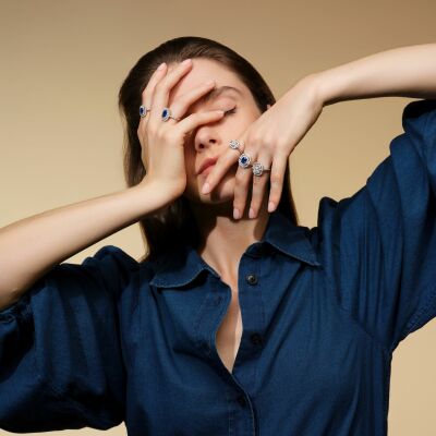 Bague Misia en or blanc et diamants