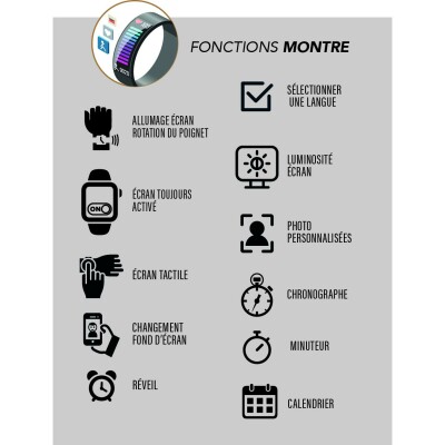 Montre Smarty 2.0 SUPER SLIM AMOLED SW079F