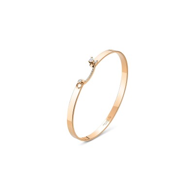 Bracelet Bangle Nouvel Héritage Mood Cocktail Time en or rose et diamants