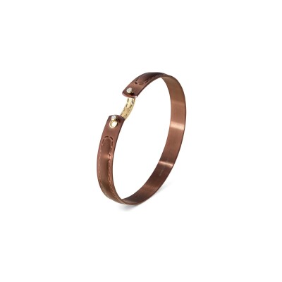 Bracelet Bangle Nouvel Héritage Mood On the Rocks en or jaune et diamants