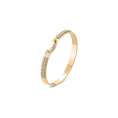Bracelet Bangle Nouvel Héritage Mood Soirée en or jaune et diamants