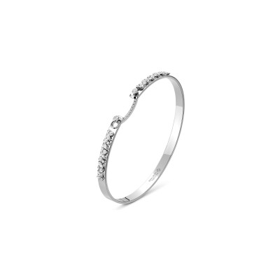 Bracelet Bangle Nouvel Héritage Mood Under the Stars en or blanc et diamants