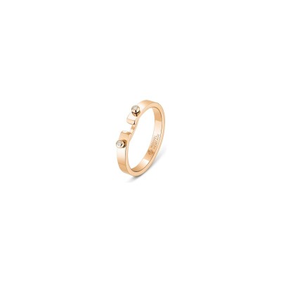 Bague Nouvel Héritage Mood Monday Morn. PM en or rose et diamants