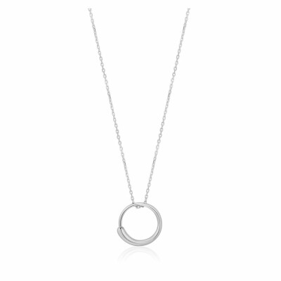 Collier Ania Haie Luxe Minimalism en argent rhodié