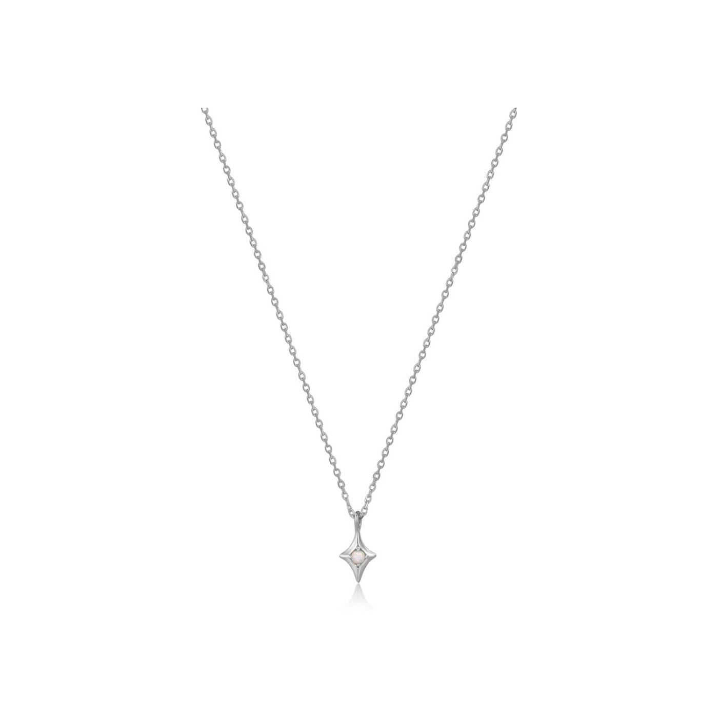 Collier Ania Haie Rising Star en argent et rhodium