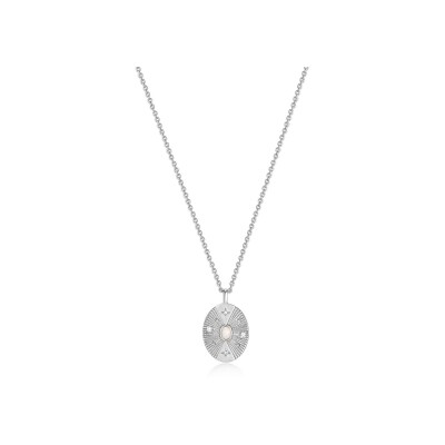 Collier Ania Haie Rising Star en argent et rhodium