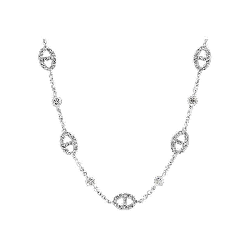 Collier Vaneste en or blanc et diamants