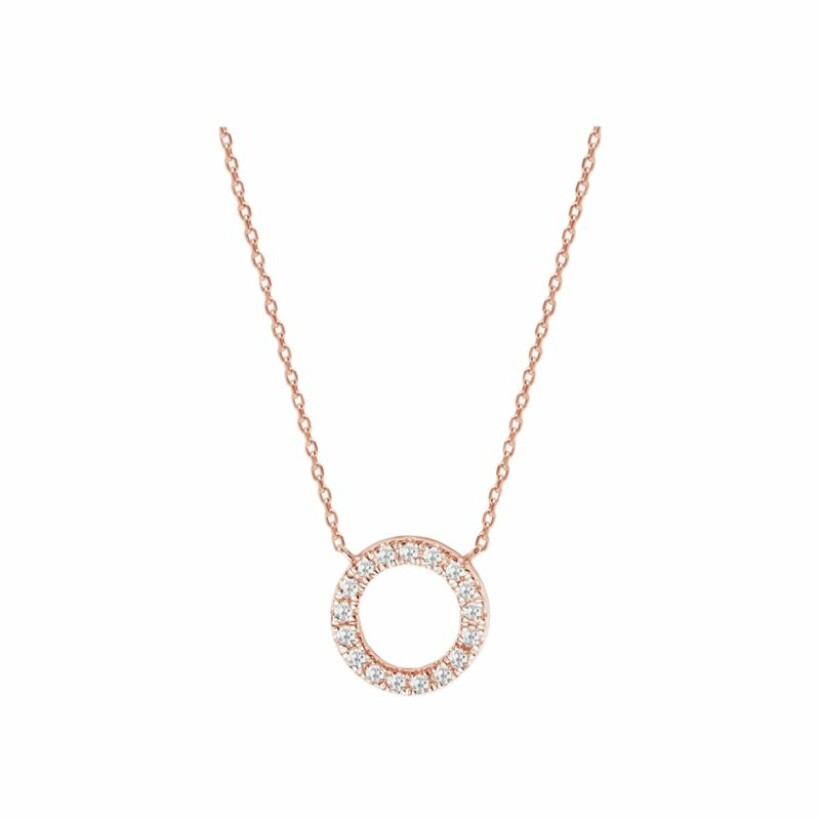 Collier Djula Magic Touch en or rose et diamant