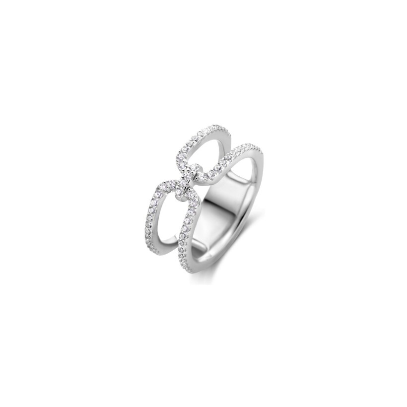 Bague Naiomy Silver en argent et oxydes de zirconium