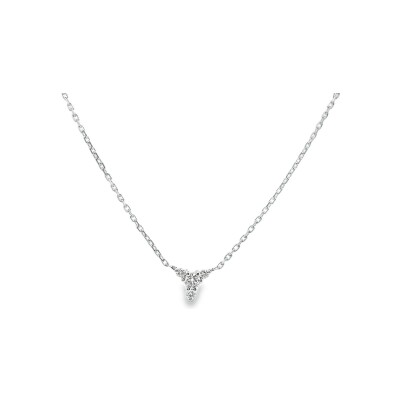 Collier Clozeau en or blanc et diamants