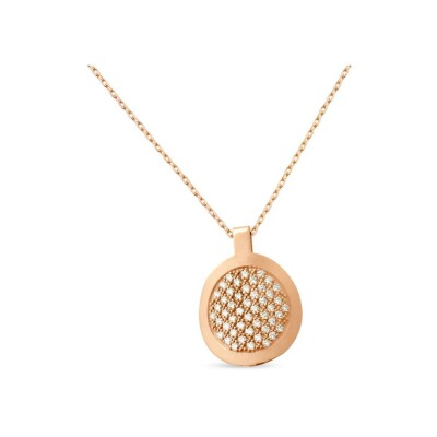 Collier Clozeau Mikado en or rose et diamants