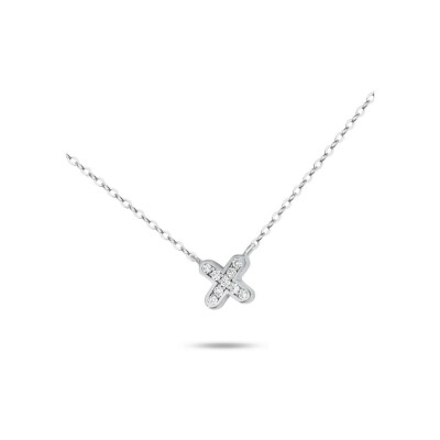 Collier Clozeau en or blanc et diamants