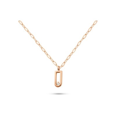 Collier Clozeau en or rose et diamant