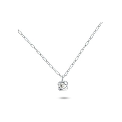 Collier Clozeau en or blanc et diamant