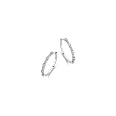 Boucles d'oreilles créoles en argent