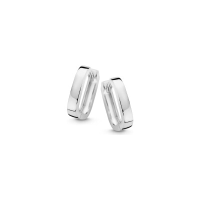 Boucles d'oreilles créoles Naiomy Silver en argent