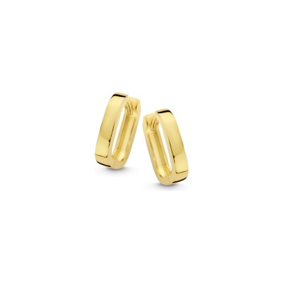 Boucles d'oreilles créoles Naiomy Silver en argent plaqué or