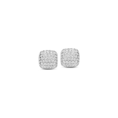 Boucles d'oreilles Naiomy Silver en argent et oxyde de zirconium