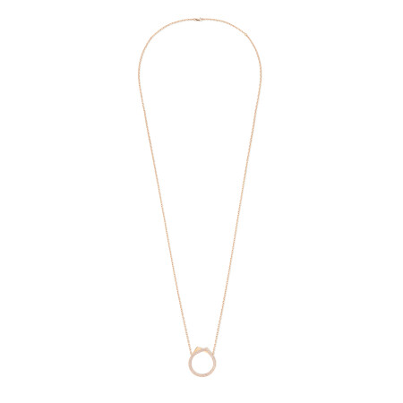 Repossi Antifer necklace in pink gold and diamonds