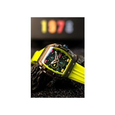 Montre Nubeo Magellan Chronograph Space Invaders Limited Edition NB-6024-SI-05