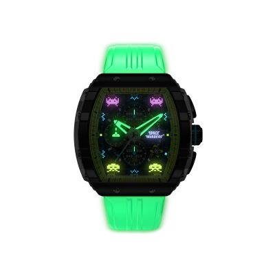 Montre Nubeo  Magellan Chronograph Space Invaders Limited Edition NB-6024-SI-05