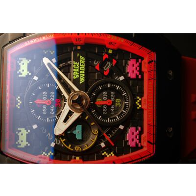 Montre Nubeo Magellan Chronograph Space Invaders Limited Edition NB-6024-SI-06