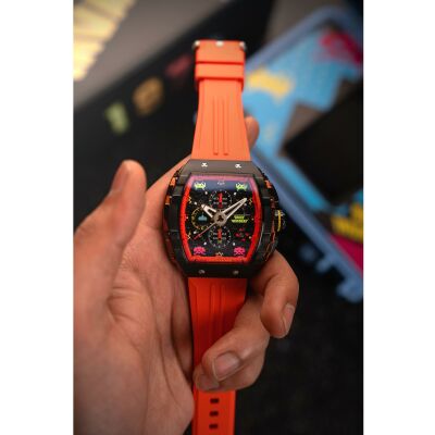 Montre Nubeo Magellan Chronograph Space Invaders Limited Edition NB-6024-SI-06