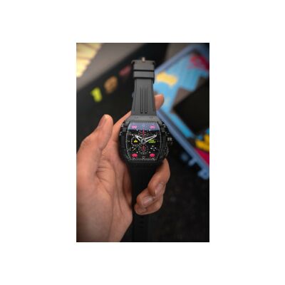 Montre Nubeo  Magellan Chronograph Space Invaders Limited Edition NB-6024-SI-08