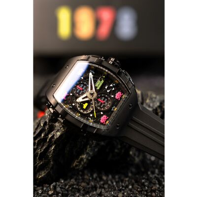 Montre Nubeo Magellan Chronograph Space Invaders Limited Edition NB-6024-SI-08