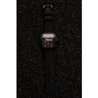 Montre Nubeo Magellan Chronograph Space Invaders Limited Edition NB-6024-SI-08