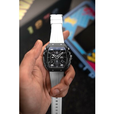 Montre Nubeo Magellan Chronograph Space Invaders Limited Edition NB-6024-SI-09