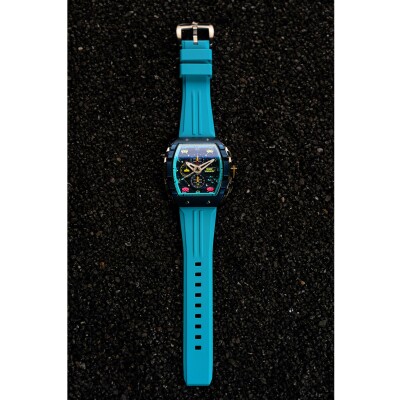 Montre Nubeo Magellan Chronograph Space Invaders Limited Edition NB-6024-SI-0A