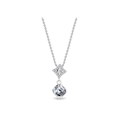 Collier Spark Regal en argent plaqué platine et cristaux