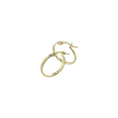 Boucles d'oreilles créoles Art de la créole en or jaune