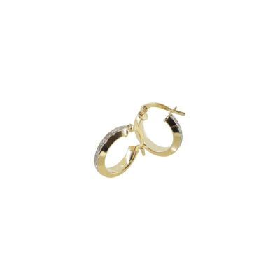 Boucles d'oreilles créoles Art de la créole en or jaune