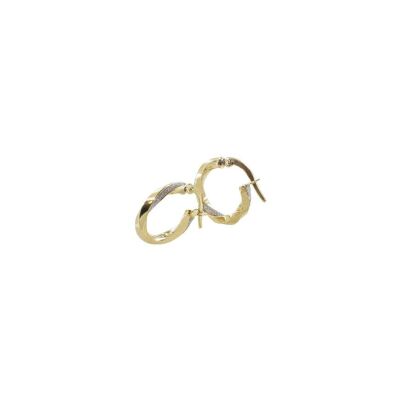 Boucles d'oreilles créoles Art de la créole en or jaune