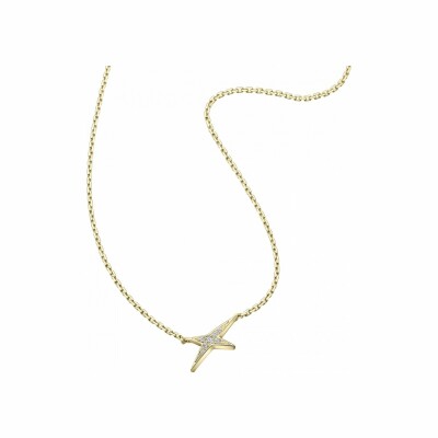 Collier Mauboussin Valentine parce que Valentin en or jaune et diamants