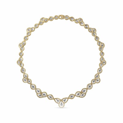 Collier Buccellati Etoilée en or blanc, or jaune et diamants