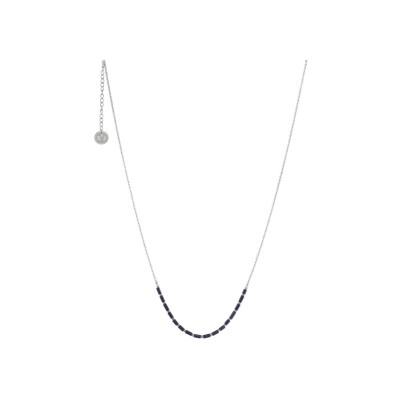 Collier N°3 Bijoux en acier et perles Miyuki