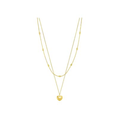 Collier N°3 Bijoux en acier doré