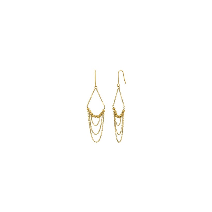 Boucles d'oreilles N°3 Bijoux en acier doré