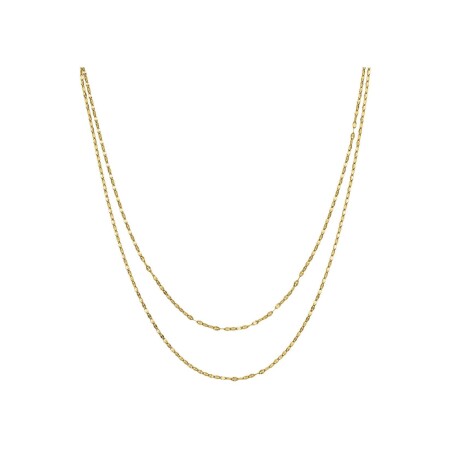 Collier N°3 Bijoux en acier doré