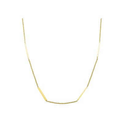 Collier N°3 Bijoux en acier doré