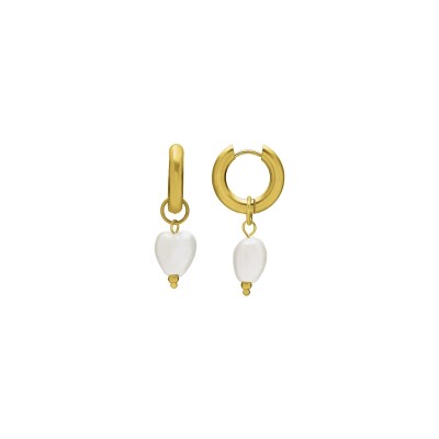 Boucles d'oreilles N°3 Bijoux en acier doré