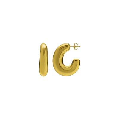 Boucles d'oreilles N°3 Bijoux en acier doré