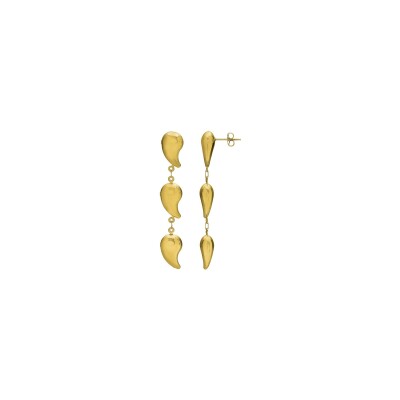 Boucles d'oreilles N°3 Bijoux en acier doré