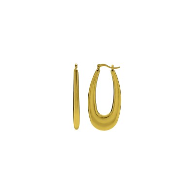 Boucles d'oreilles N°3 Bijoux en acier doré