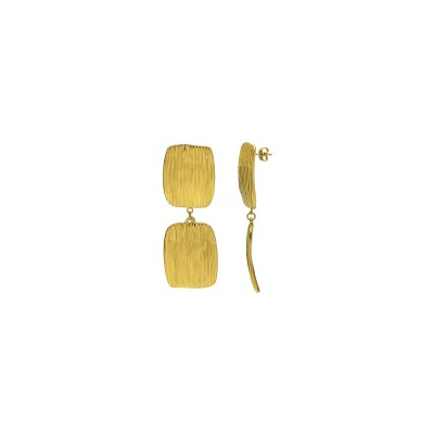 Boucles d'oreilles N°3 Bijoux en acier doré