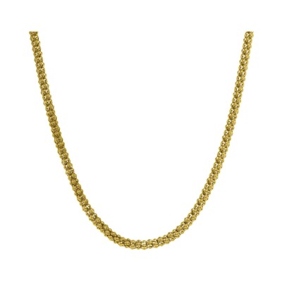 Collier N°3 Bijoux en acier doré