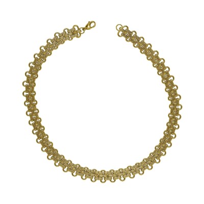Collier N°3 Bijoux en acier doré
